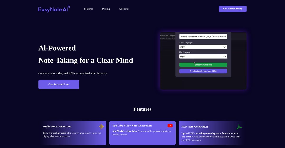 easynote ai