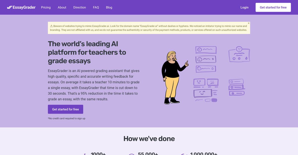 essay grader with rubric