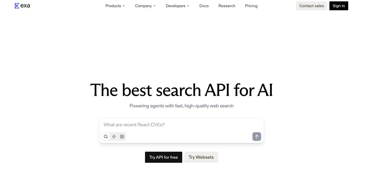 exa websets