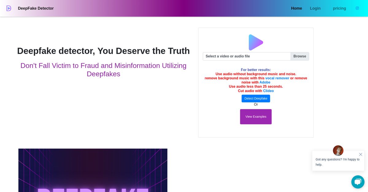 fake video detection online