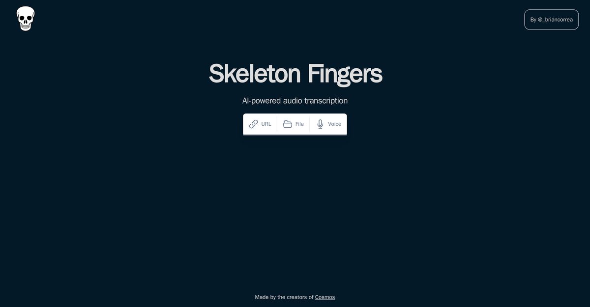 finger skeleton