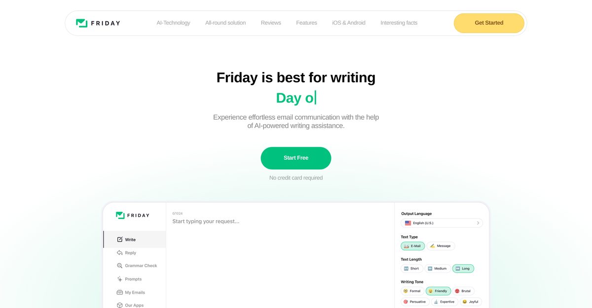 friday ai email