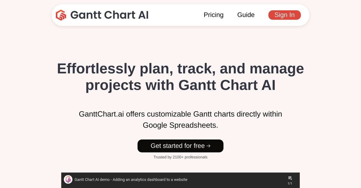 gantt chart ai