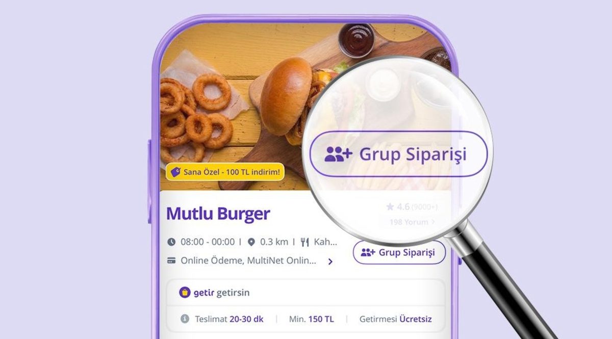 GetirYemek, grup siparişi özelliğini kullanıma sundu