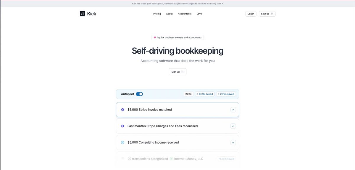kick bookkeeping