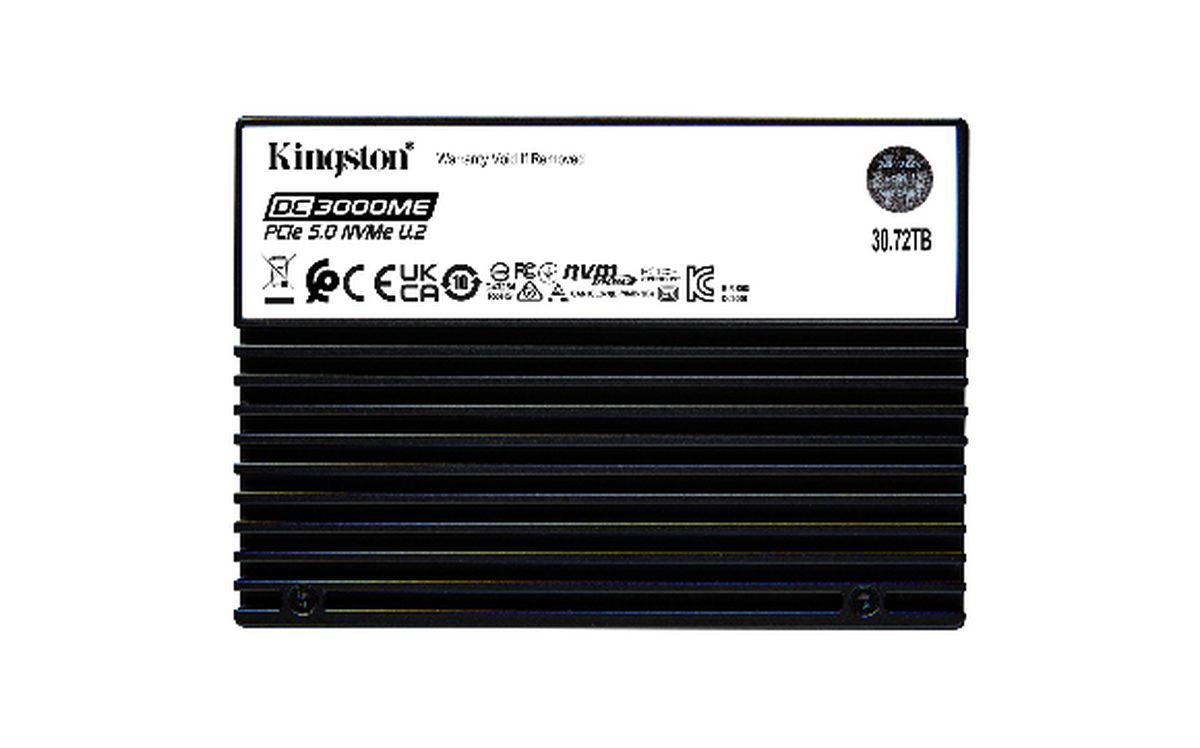 Kingston, 30,72 TB kapasiteli yeni SSD modelini tanıttı