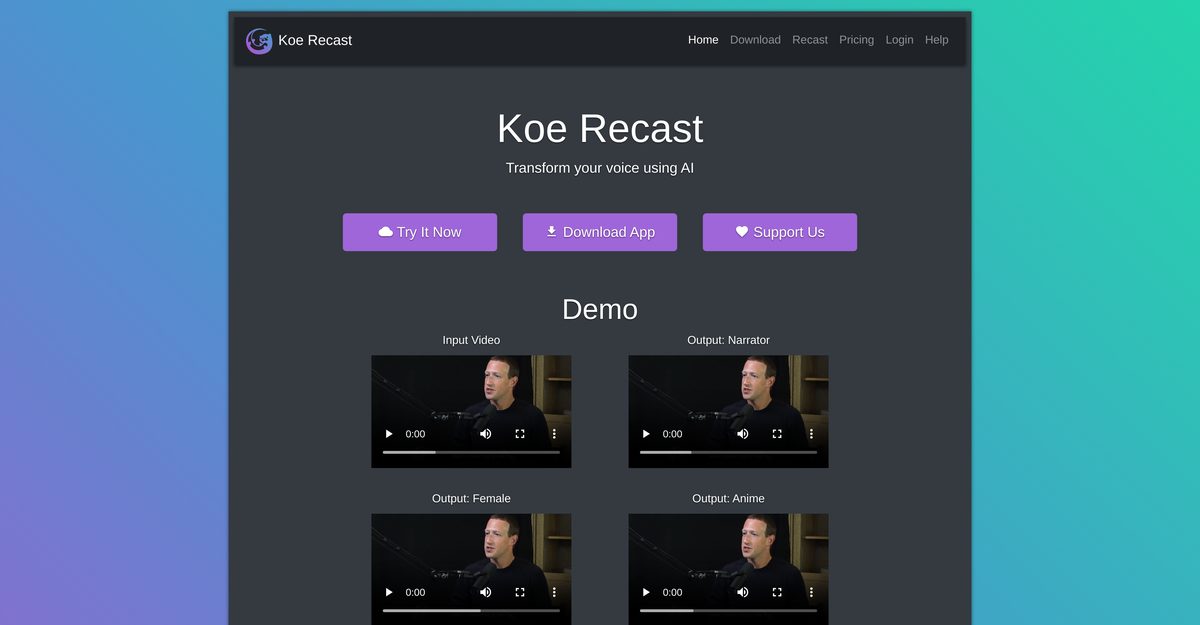 koe recast