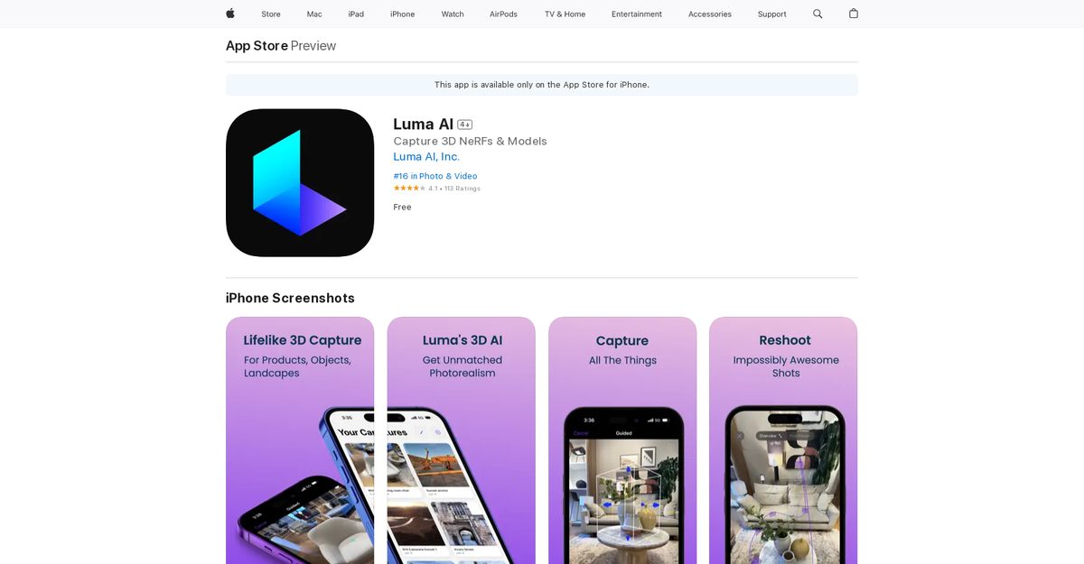 luma ai alternatives