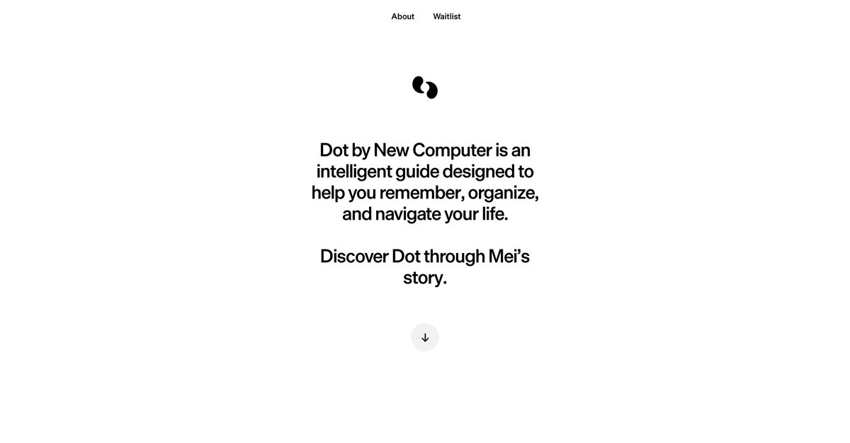 new computer dot