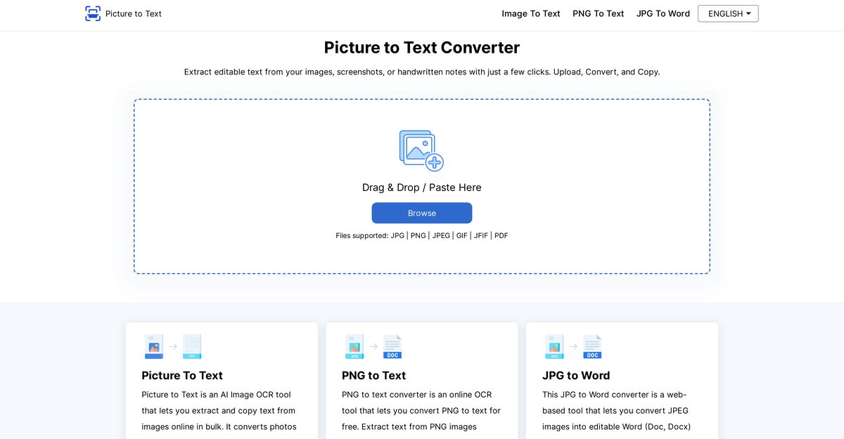 picture to text ai