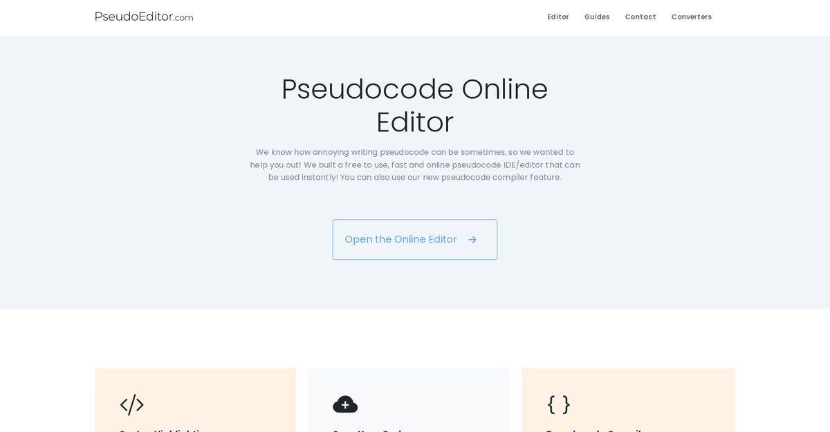 pseudocode writer