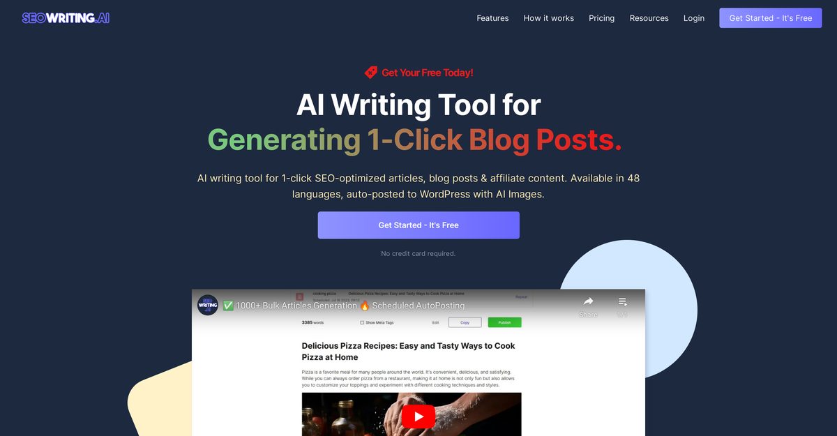 seo writing ai free