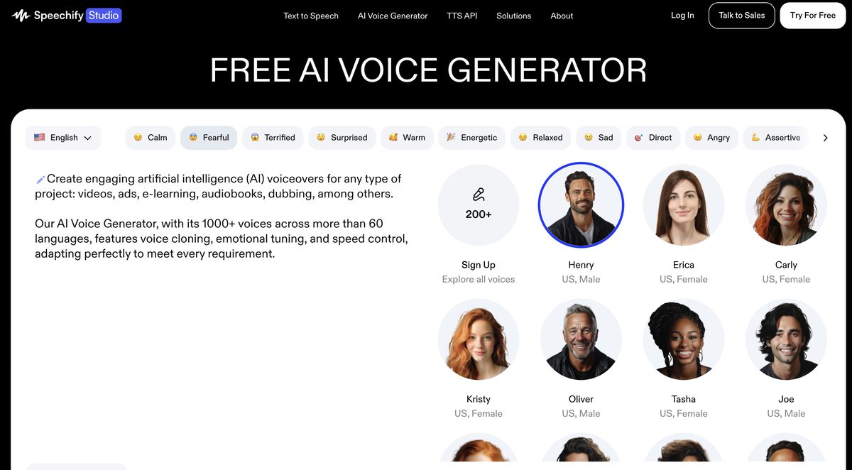 speechify ai studio