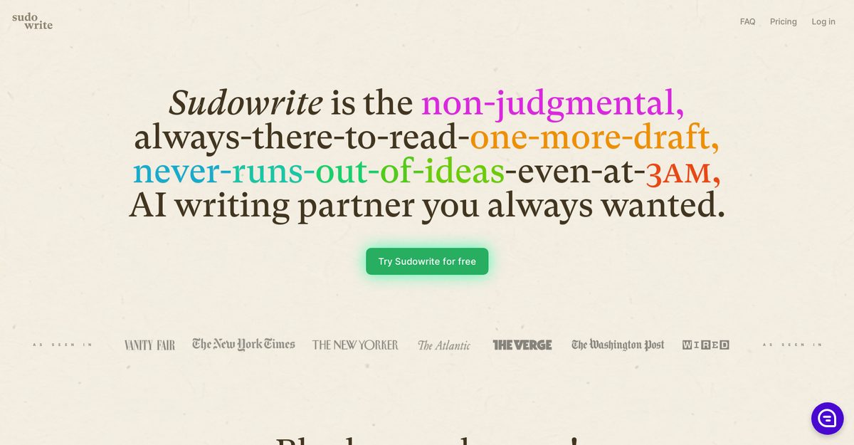sudowrite alternative