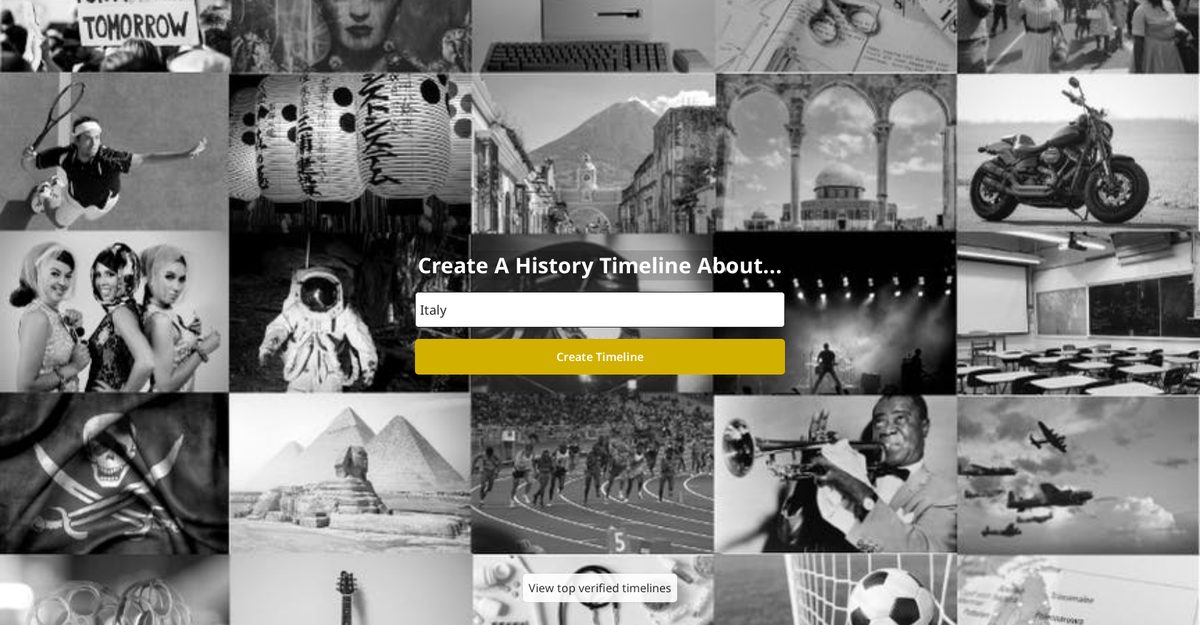 timeline generator ai