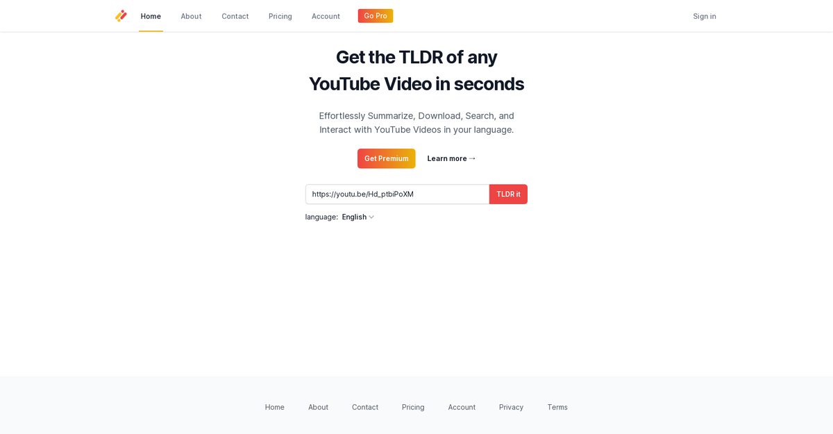 tldr youtube