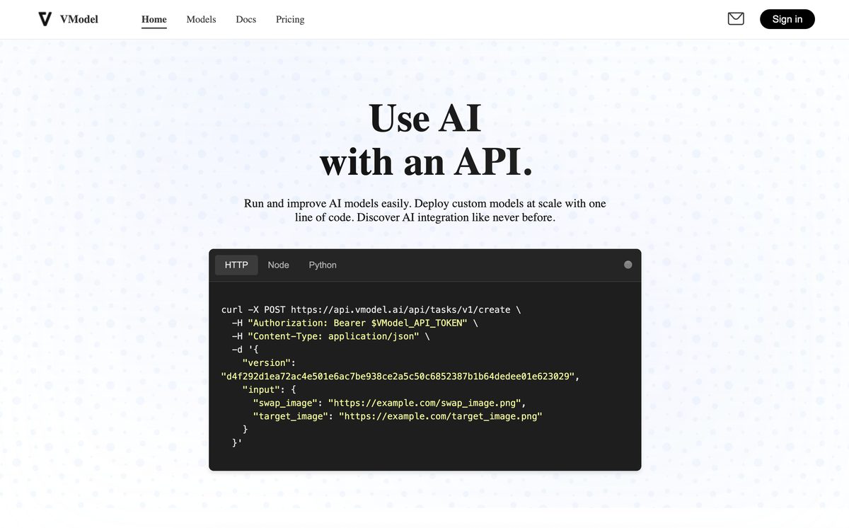 v model ai