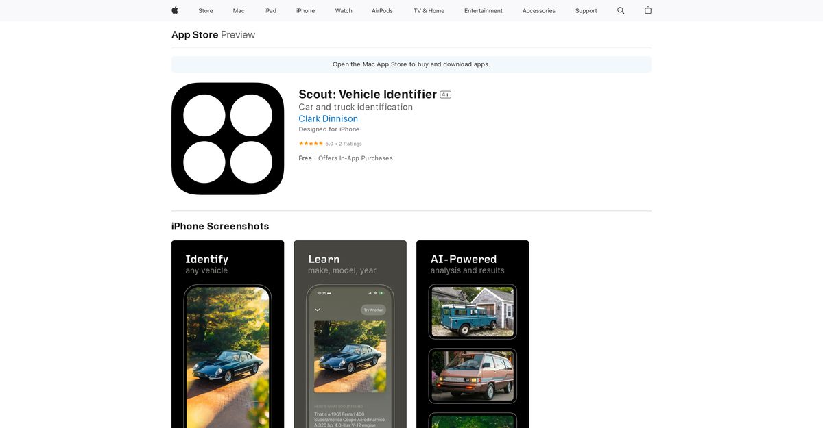 vehicle id app