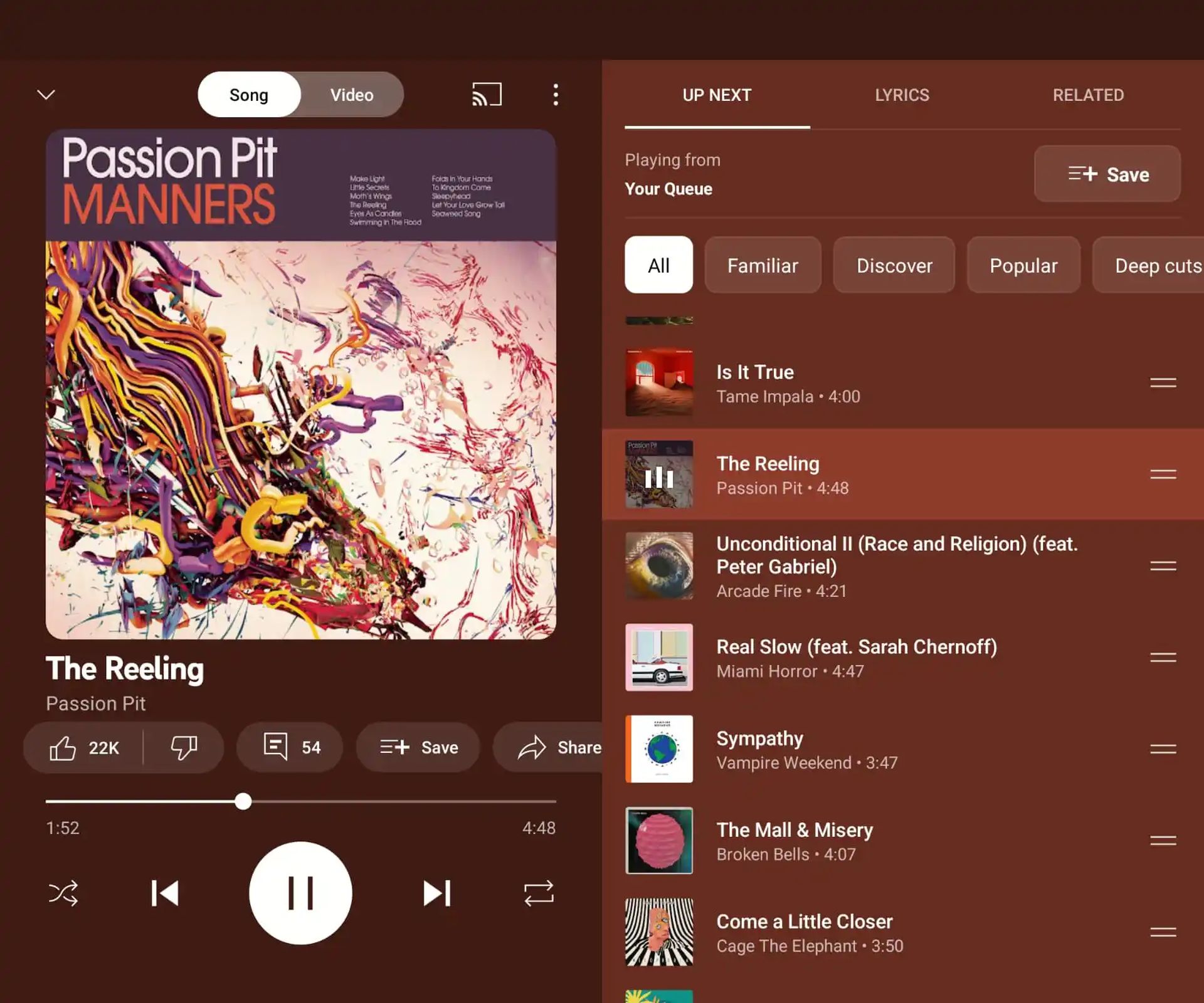 YouTube Music alıştığınız o tasarımı tamamen değiştirdi