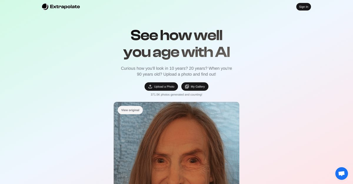 ai aging photo