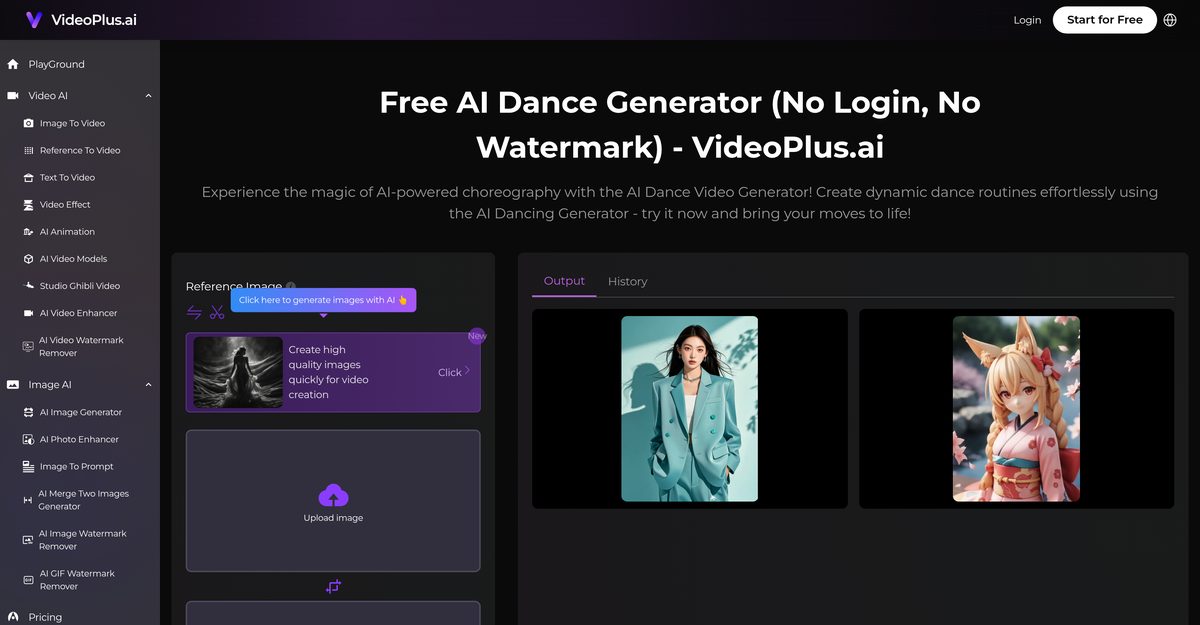 ai dancing generator