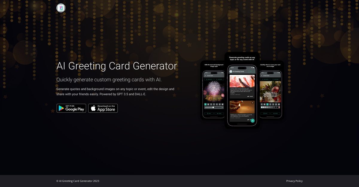 ai greeting card generator