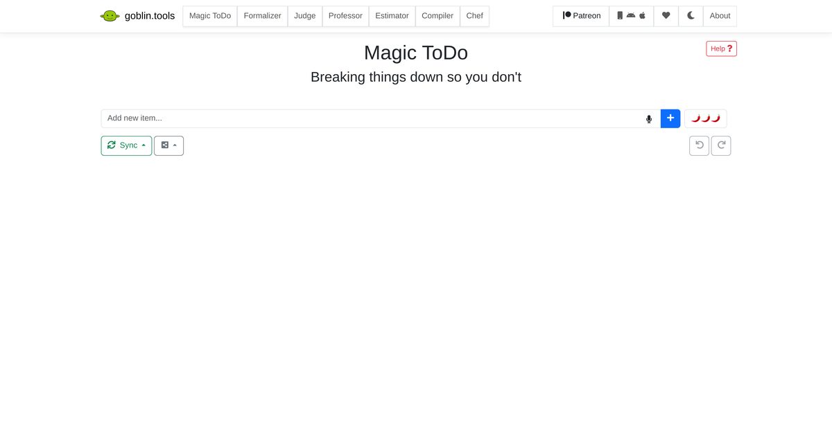ai that breaks down tasks