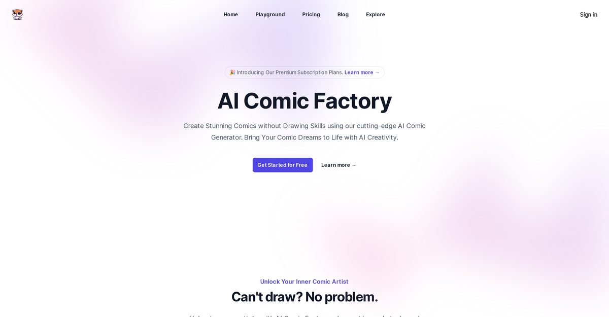 comic factory ai