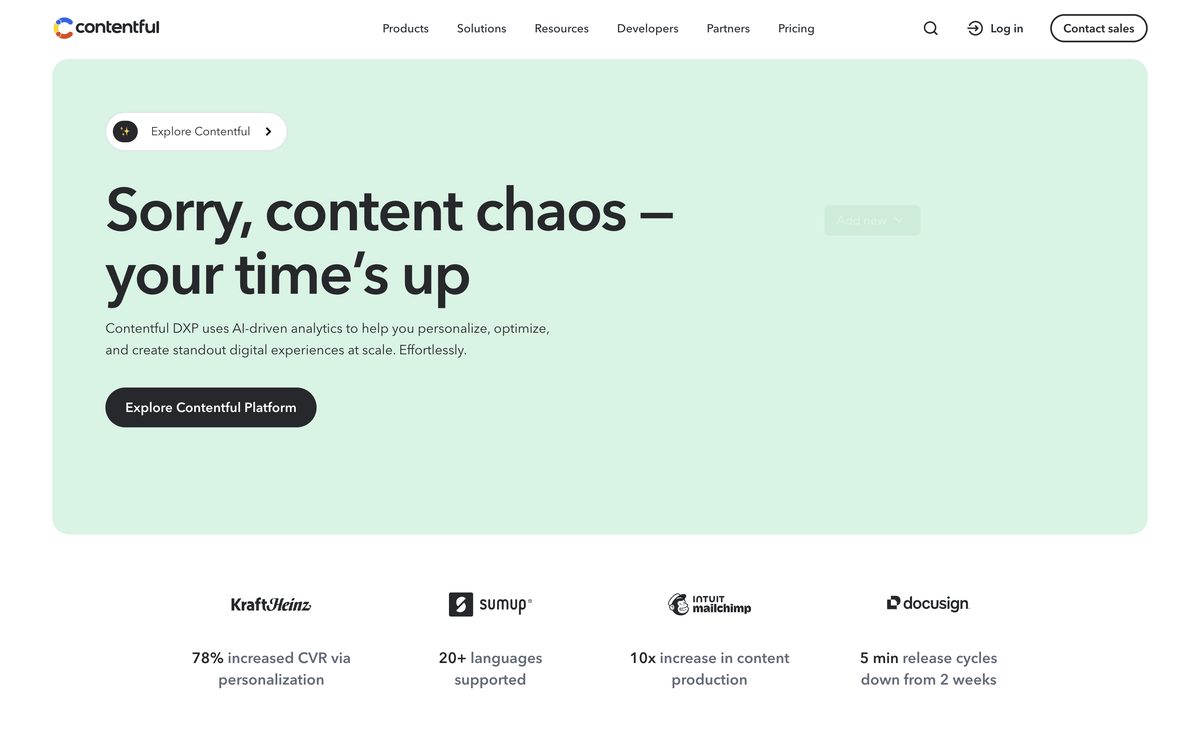 contentful alternatives
