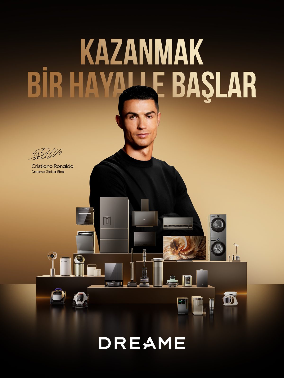 Dreame ve Ronaldo iş birliği akıllı ev teknolojisini güçlendiriyor