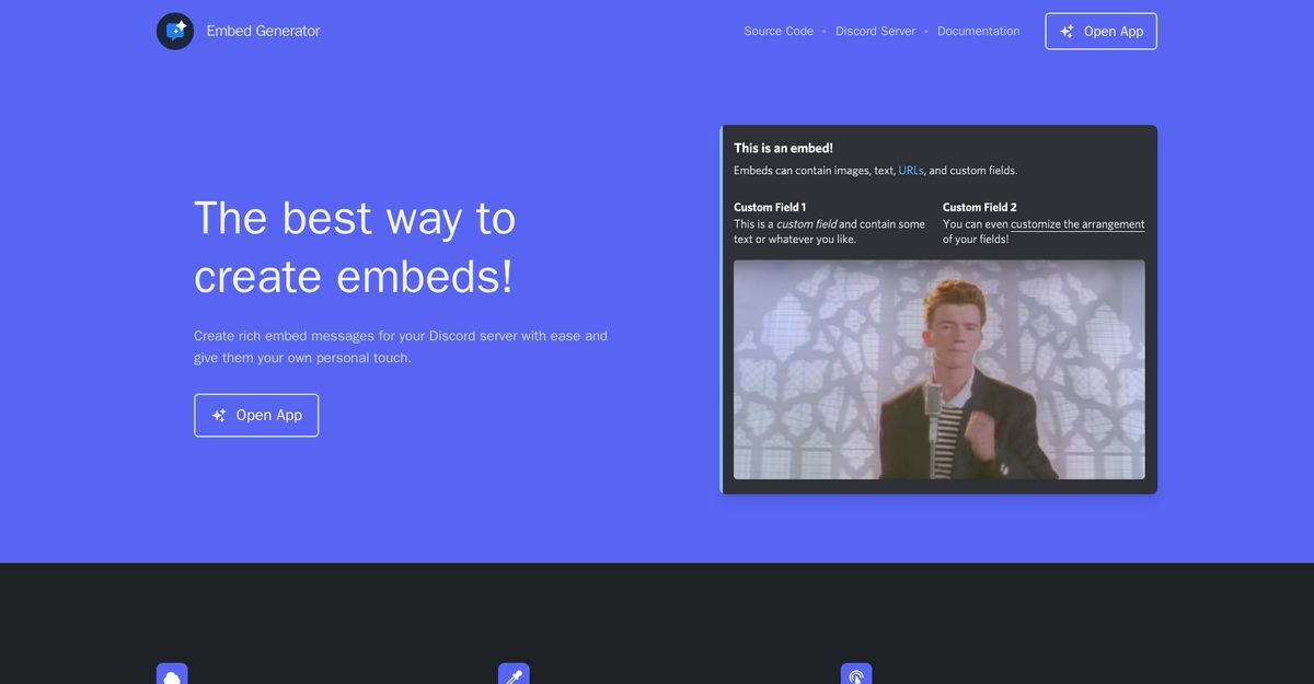 embed creator