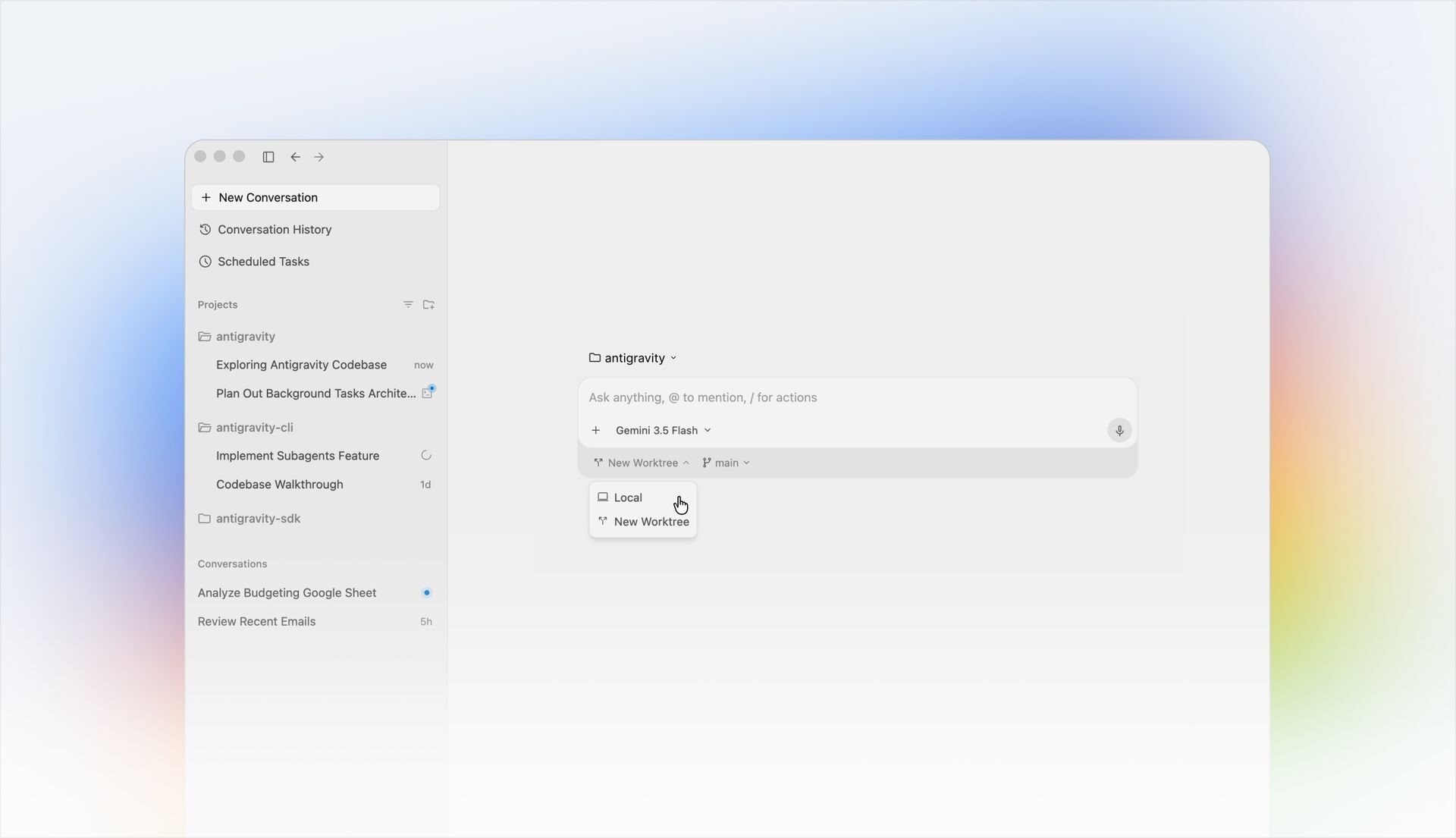 Google, IDE bağımsız yeni masaüstü yapay zeka uygulaması Antigravity 2.0'ı duyurdu 1 Google, IDE bağımsız yeni masaüstü yapay zeka uygulaması Antigravity 2.0'ı duyurdu