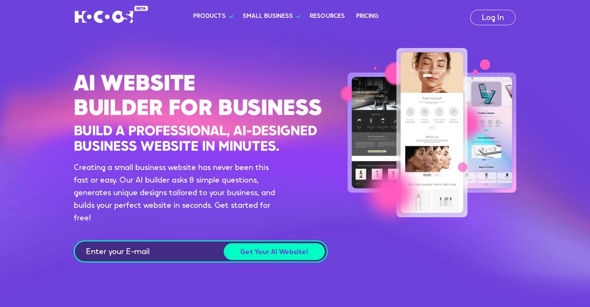 hocoos ai website builder review