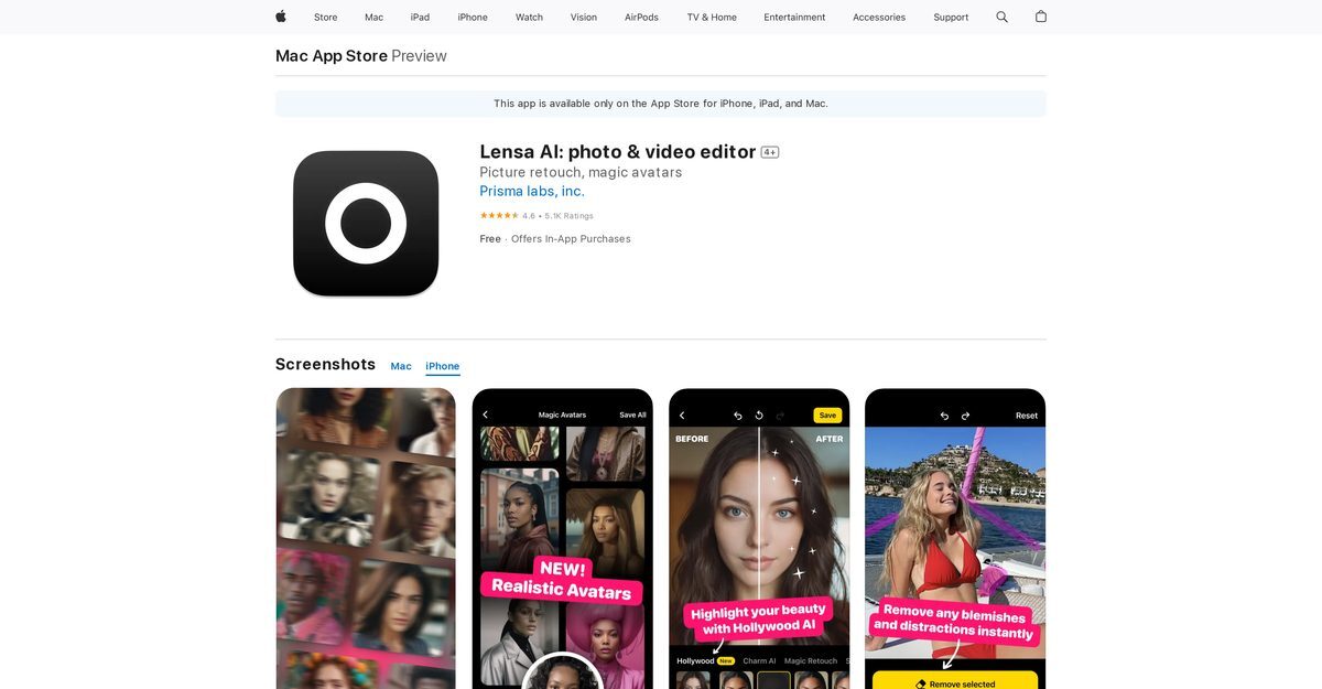 lensa for mac
