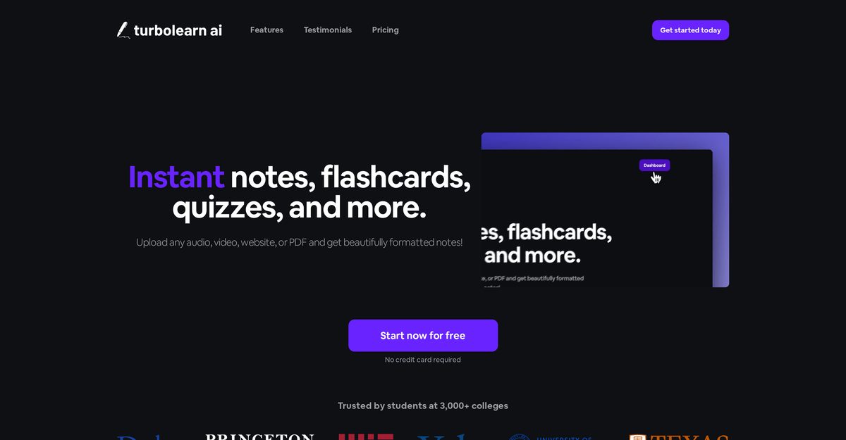 turbolearn ai free