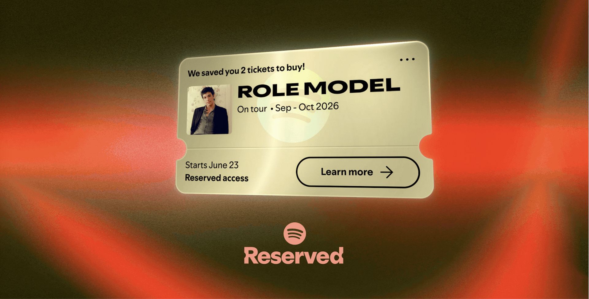 Spotify Premium kullanıcılarına erken bilet satışı başlattı 11 Spotify, uygun Premium kullanıcıları için genel satıştan önce iki konser bileti ayıran Reserved sistemini başlattı.