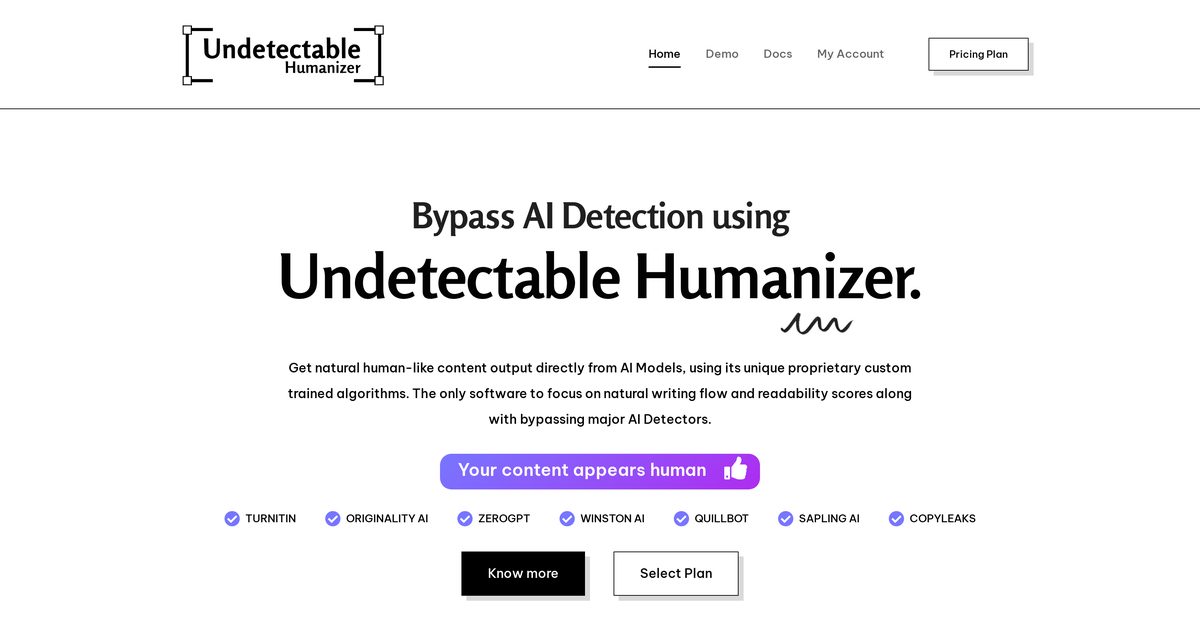 ai undetectable humanizer