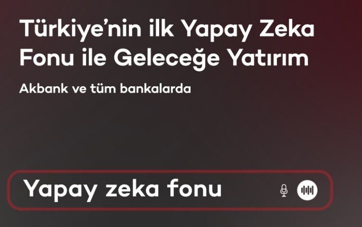 Ak Portföy, yapay zeka fonunu hayata geçirdi