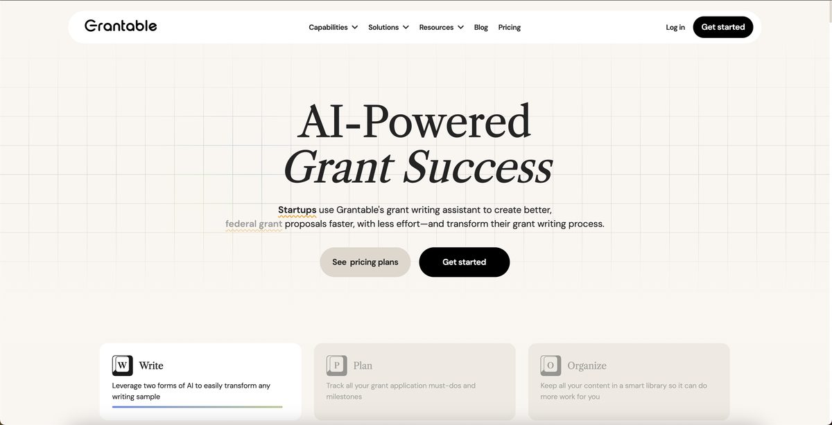 best ai for grant writing