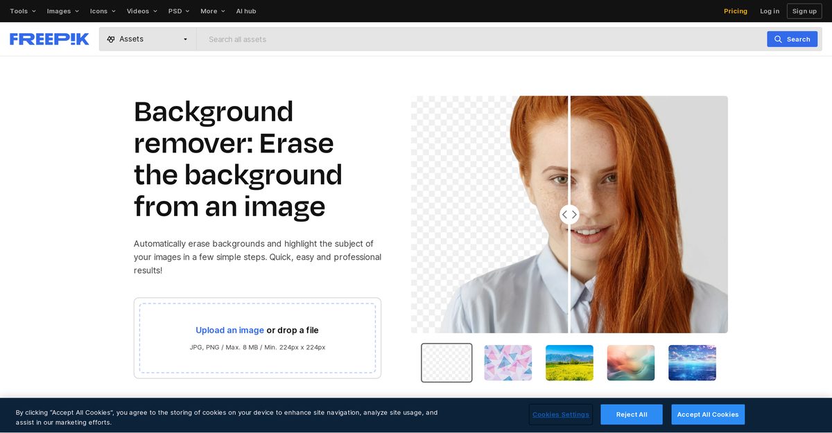 freepik bg remover