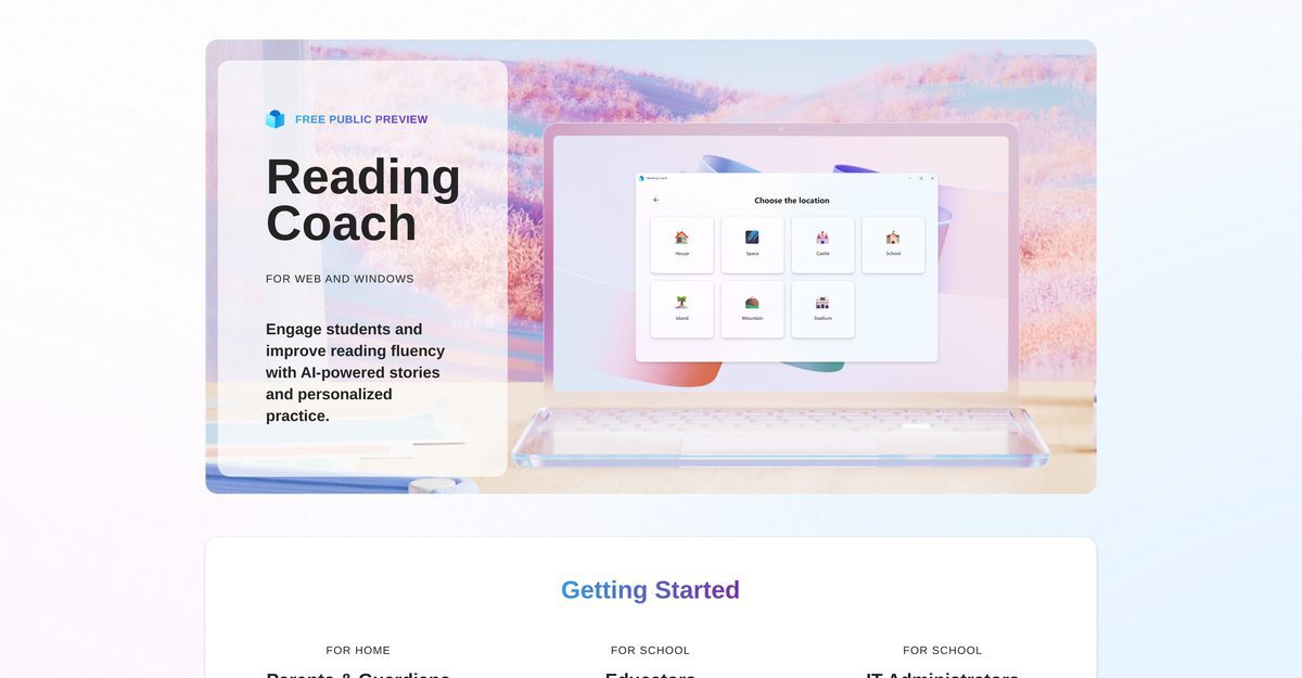 microsoft reading software