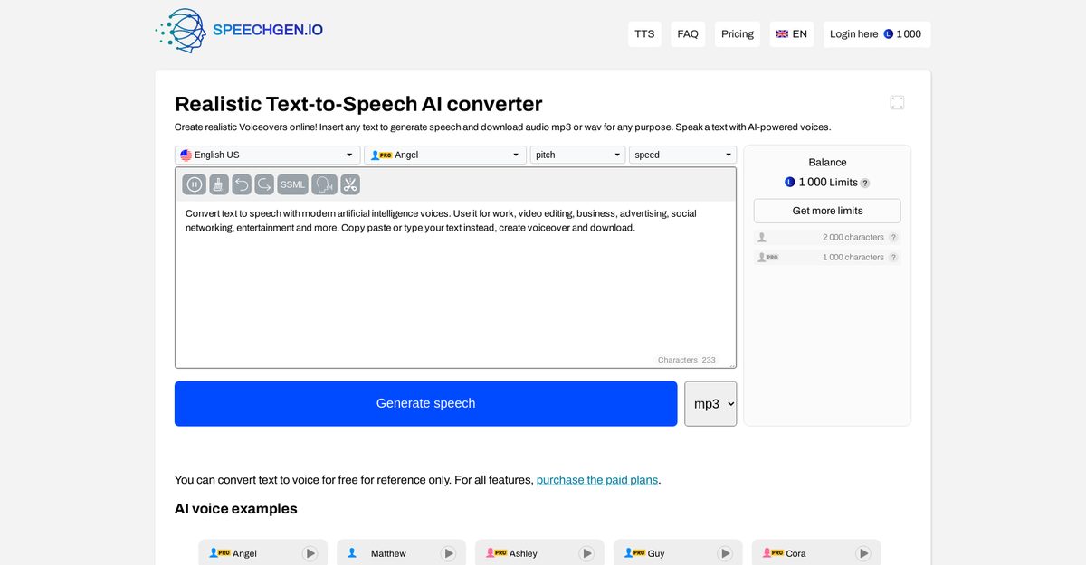speechgen io