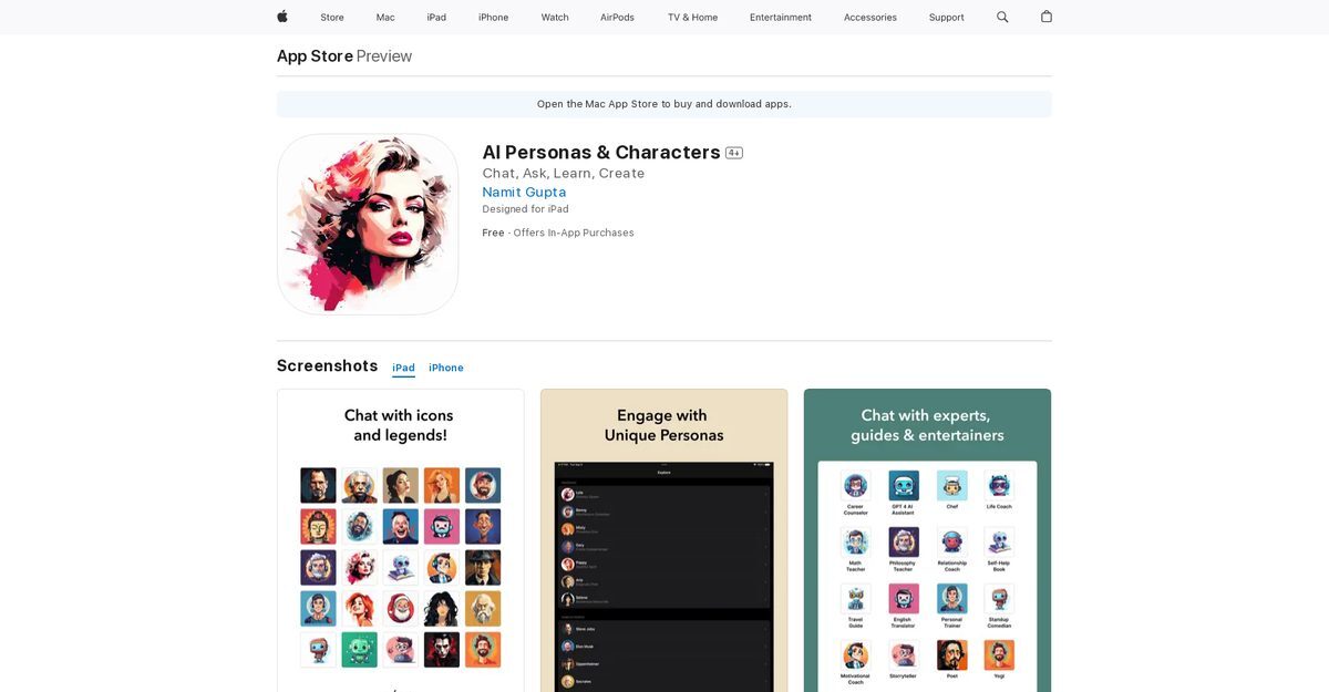 ai persona app