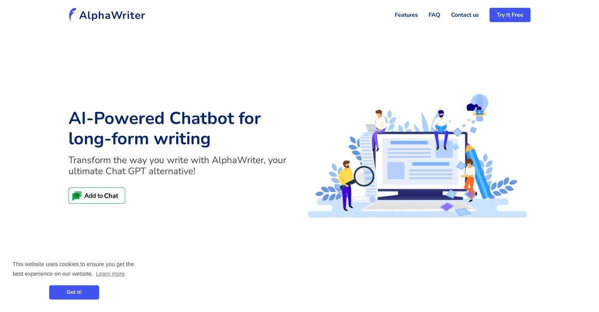alpha writer