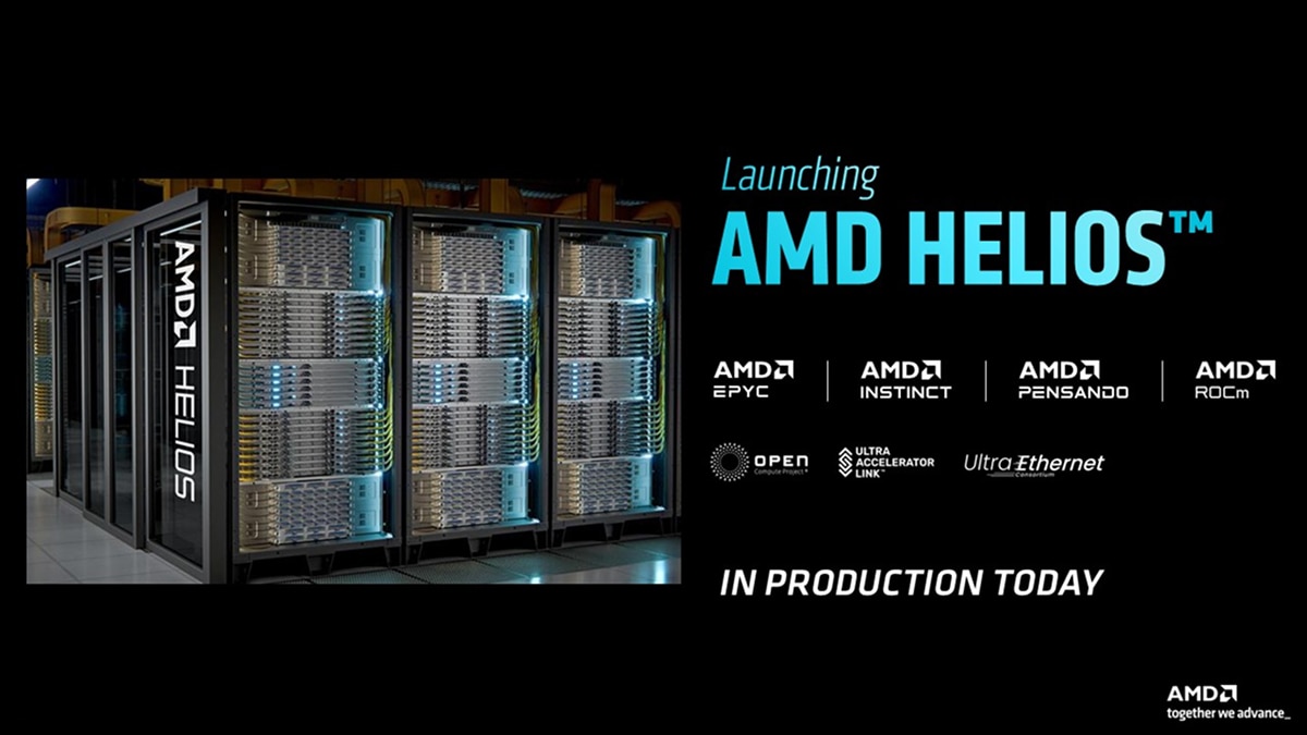AMD, Nvidia’ya rakip Helios yapay zeka sistemini tanıttı