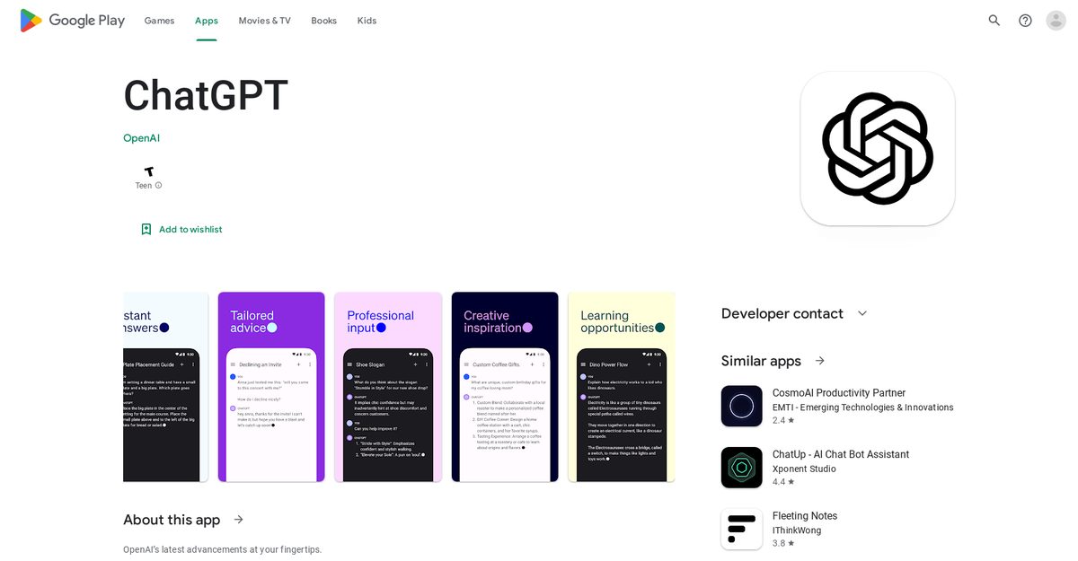android chatgpt