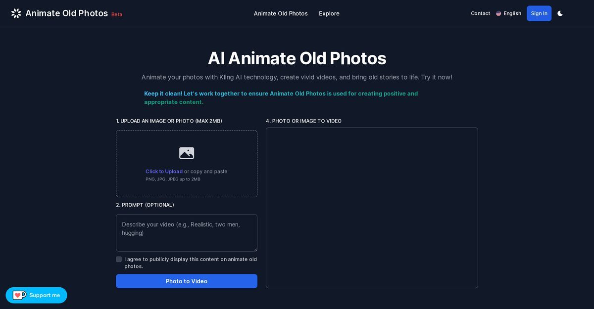 animate old photos free