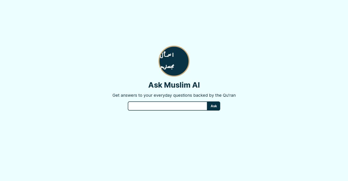 ask a muslim