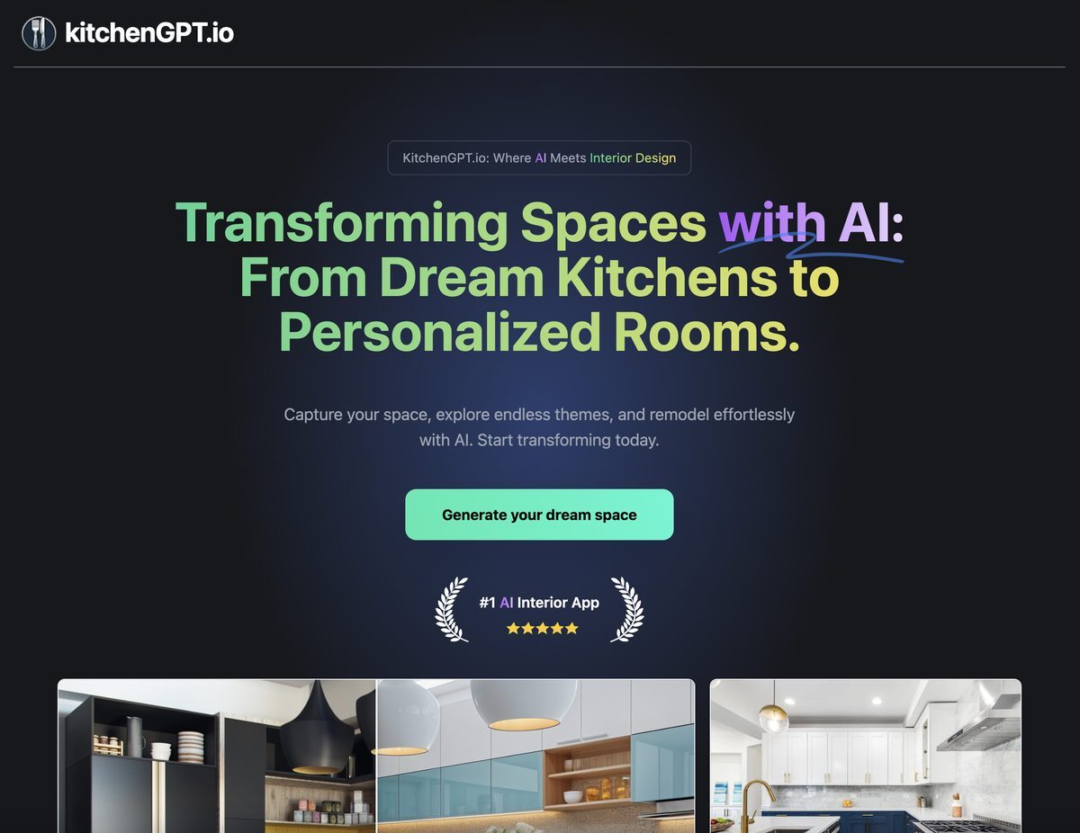 best ai for kitchen design