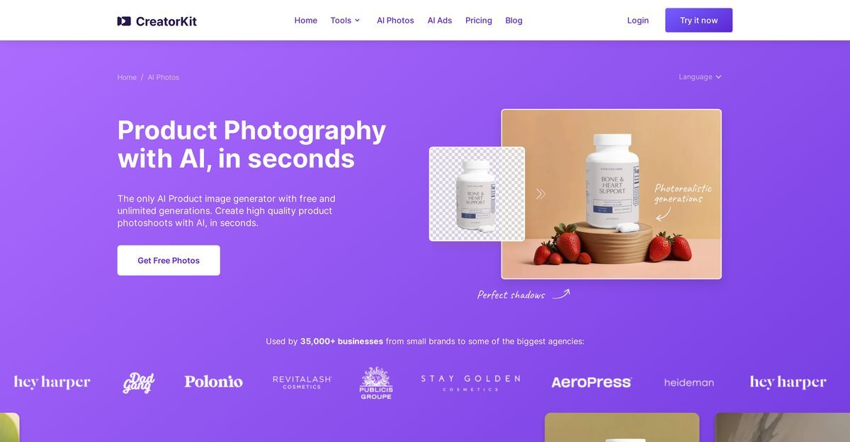 best ai product photo generator